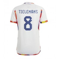 Belgien Youri Tielemans #8 Fußballbekleidung Auswärtstrikot WM 2022 Kurzarm